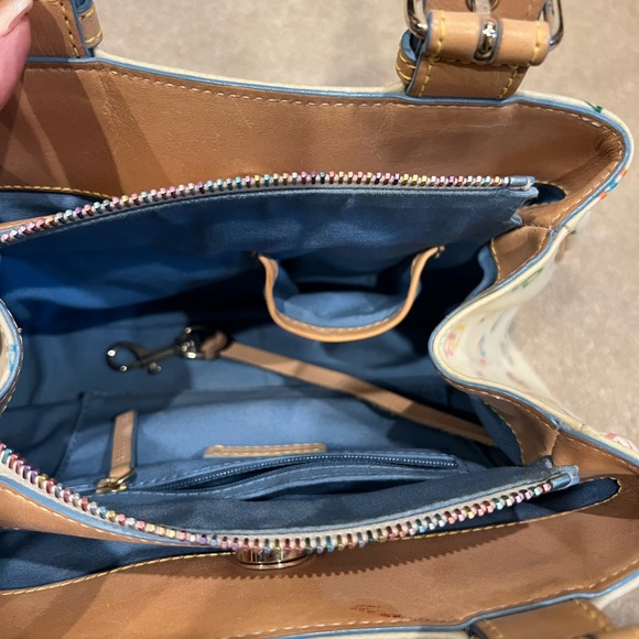 Dooney & Bourke Bags Dooney And Bourke Vinyl Satchel With Rainbow